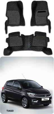 KUNTAIL ENTERPRISES Leatherite 7D Mat For  Tata Tiago, Tigor, Tigor EV(Black)