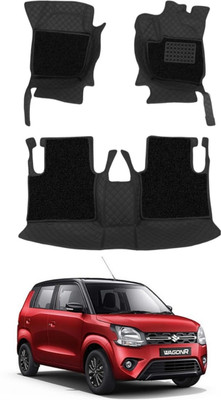TOFIT ENTERPRISES Leatherite 7D Mat For  Maruti Suzuki WagonR(Black)
