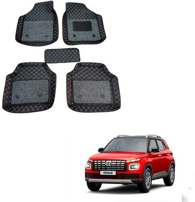 KUNTAIL ENTERPRISES Leatherite 7D Mat For  Universal For Car(Black)