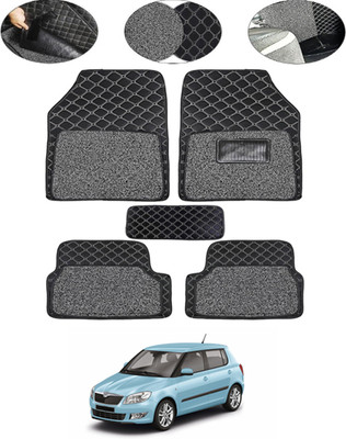 MSNP Leatherite 7D Mat For  Skoda Fabia(Black)