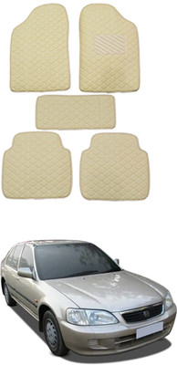 MATIES Leatherite Standard Mat For  Honda City(Beige)