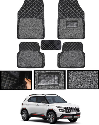 MSNP Leatherite 7D Mat For  Hyundai Universal For Car(Black)