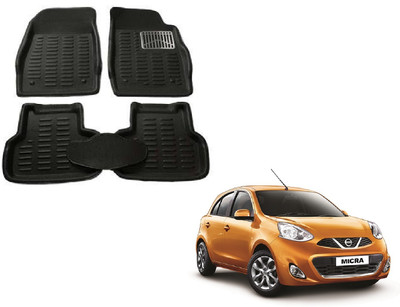 ROSHNEER ENTERPRISES PVC 3D Mat For  Nissan Micra(Black)