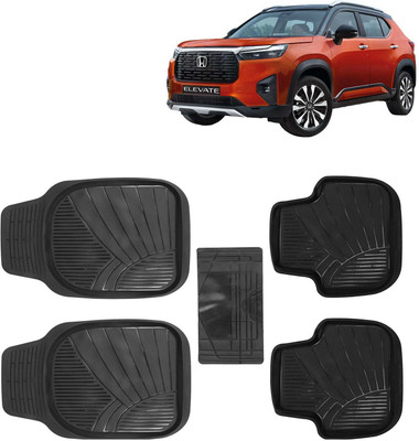 Kingsway PVC Tray Mat For  Honda Universal For Car(Black)