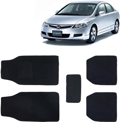 Kingsway Fabric Standard Mat For  Honda Civic(Black)