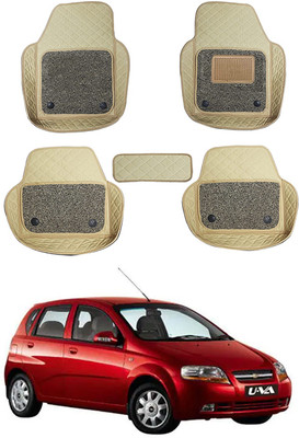 AYW Leatherite 7D Mat For  Chevrolet Aveo U VA(Beige)