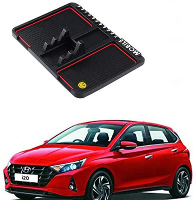 GS Grow n Shine Rubber Standard Mat For  Hyundai i20(Black)