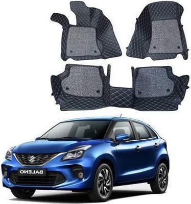 onefit enterprises Leather 7D Mat For  Maruti Baleno(Black)