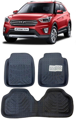 arneja trading company Polyutherine 3D Mat For  Hyundai Creta(Black)