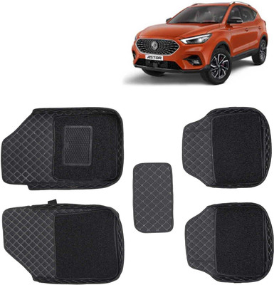 Kingsway Leatherite 7D Mat For  MG Astor(Black)