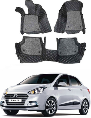 VIAZ VENTURES Leatherite 7D Mat For  Hyundai Xcent(Black)