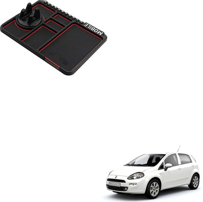ANAYA G PVC, Silicone Standard Mat For  Fiat Punto(Black, Red)