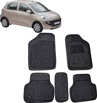 INSURE AUTOMOTIVE Leather 7D Mat For  Hyundai Santro(Black, Beige)