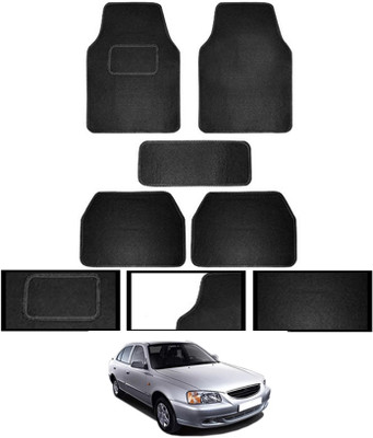 MATIES Fabric Standard Mat For  Hyundai Accent(Black)