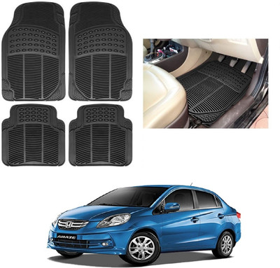 ROSHNEER ENTERPRISES Rubber Standard Mat For  Honda Amaze(Black)