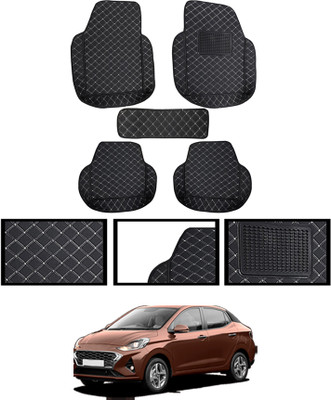 MSNP Leatherite Standard Mat For  Hyundai Aura(Black)