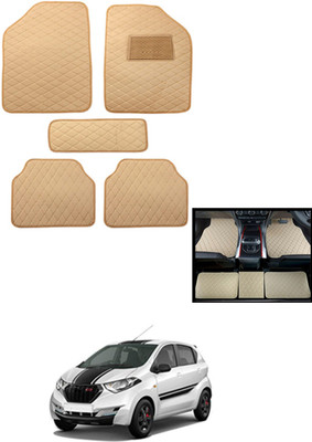 MATIES Leatherite Standard Mat For  Datsun Redi GO(Beige)