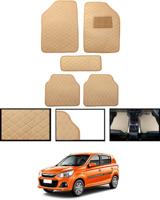 MATIES Leatherite Standard Mat For  Maruti Suzuki Alto K10(Beige)
