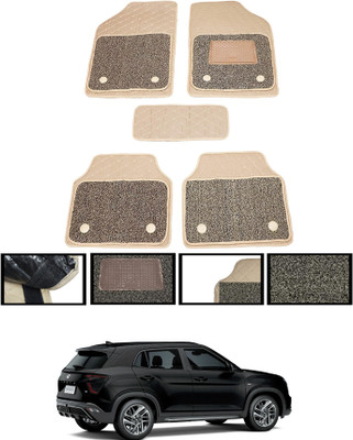 MSNP Leatherite 7D Mat For  Hyundai Universal For Car(Beige)