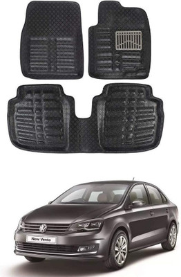 arneja trading company Polyutherine 3D Mat For  Volkswagen Vento(Black)