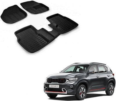 AuTO ADDiCT EVA 3D Mat For  Kia Sonet(Black)