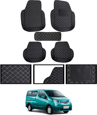 MATIES Leatherite 7D Mat For  Nissan Evalia(Black)