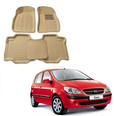 SLSHILPA Plastic 3D Mat For  Hyundai Getz(Beige)