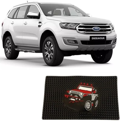 Arnejaa Rubber Standard Mat For  Ford Endeavour(Black)