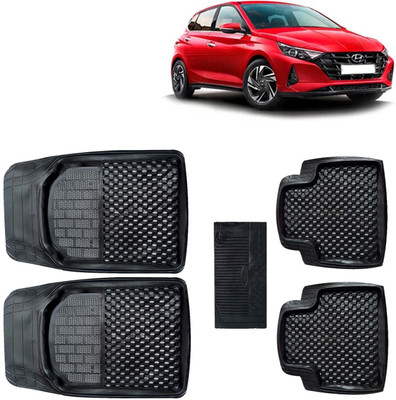 Kingsway PVC Tray Mat For  Hyundai i20(Black)