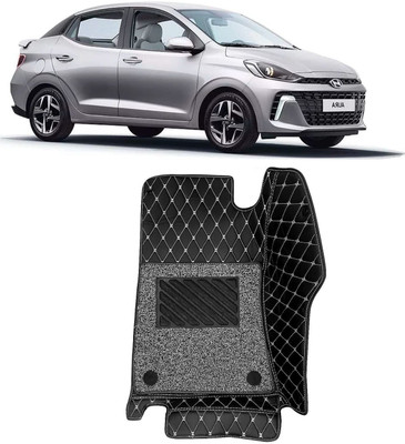 STYLE CHOICE Leatherite 7D Mat For  Hyundai Aura(Black)