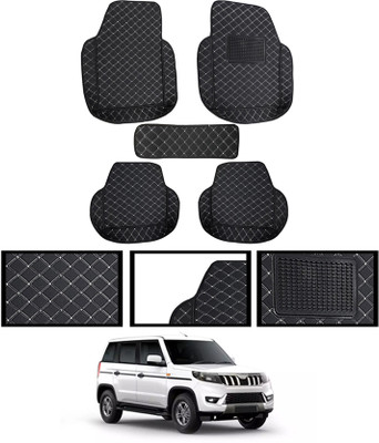 MATIES Leatherite 7D Mat For  Mahindra Bolero Neo(Black)