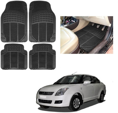 ROSHNEER ENTERPRISES Rubber Standard Mat For  Maruti Swift Dzire(Black)
