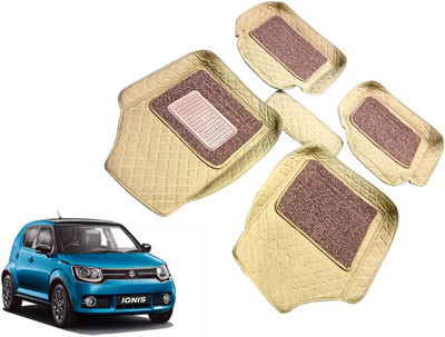 AUTO PEARL Leatherite 7D Mat For  Maruti Ignis(Beige)