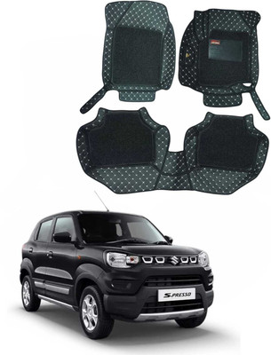 AUTOMOXCO Leather 7D Mat For  Maruti S-Presso(Black)