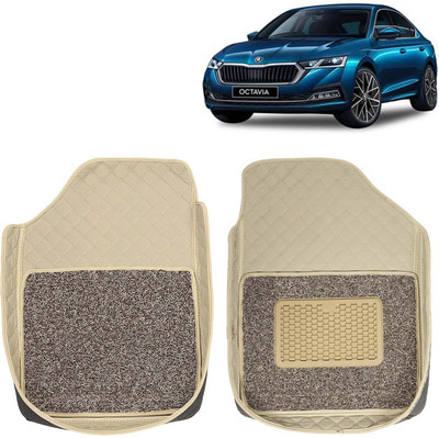Kingsway Leatherite 7D Mat For  Skoda Octavia(Beige)