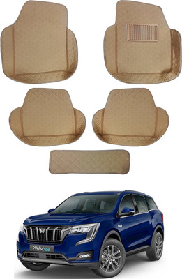 MATIES Leatherite 7D Mat For  Mahindra Universal For Car(Beige)