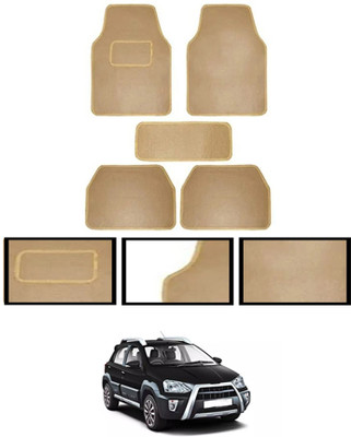 MATIES Fabric Standard Mat For  Toyota Etios Cross(Beige)