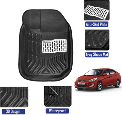 MATIES Plastic 3D Mat For  Verna(Black)