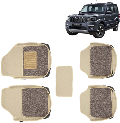 Kingsway Leatherite 7D Mat For  Mahindra Classic(Beige)