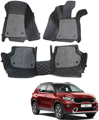 arneja trading company Leatherite 7D Mat For  Kia Sonet(Black)
