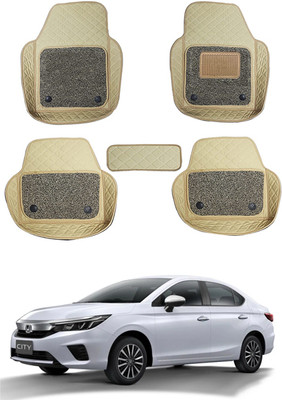 RKPSP Leatherite 7D Mat For  Honda City(Beige)