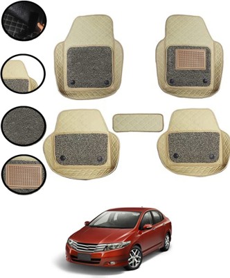 AYW Leatherite 7D Mat For  Honda Universal For Car(Beige)