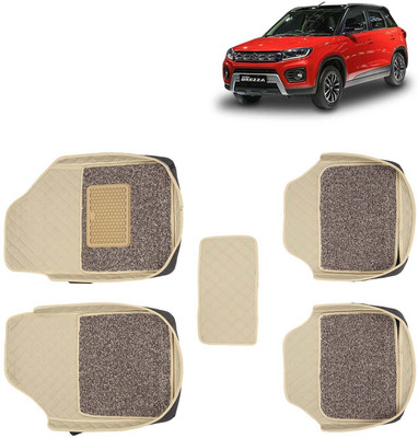 Kingsway Leatherite 7D Mat For  Maruti Suzuki Vitara Brezza(Beige)
