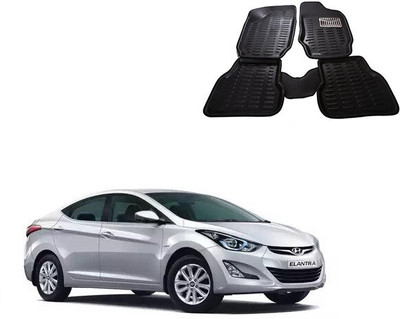 Autorepute Leather 3D Mat For  Hyundai Elantra(Black)