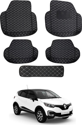 MATIES Leatherite 7D Mat For  Renault Captur(Black)