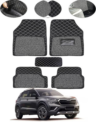 MSNP Leatherite 7D Mat For  Skoda Universal For Car(Black)