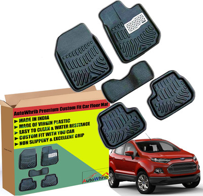 Autowhrib Plastic 3D Mat For  Ford Ecosport(Black)