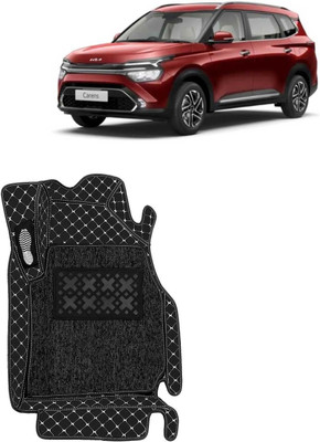 TOFIT ENTERPRISE Leatherite 7D Mat For  Kia Carens (7 Seater)(Black)
