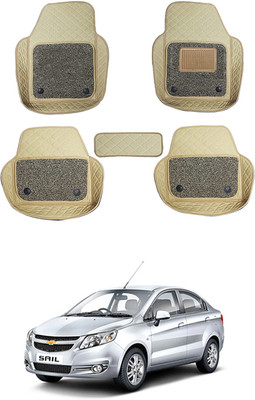 AYW Leatherite 7D Mat For  Chevrolet Sail UVA(Beige)