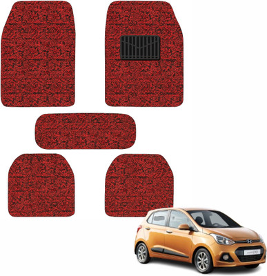 mahalraj PVC Standard Mat For  Hyundai i10(Red, Black)